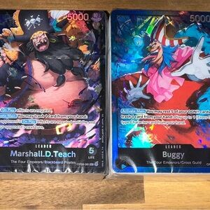One Piece TCG Marshall D. Teach and Buggy Starter Deck Bricks